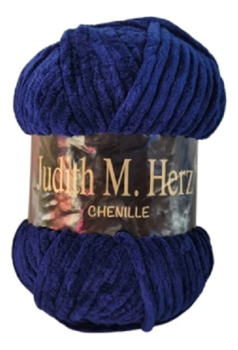 Lana Judith M. Herz Chenille Azul Marino