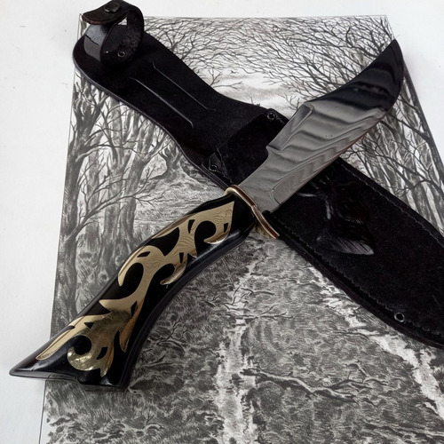 Cuchillo Bowie Antiguo Albacete Acero Aleman