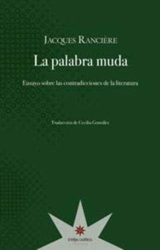 La Palabra Muda - Jacques Ranciere