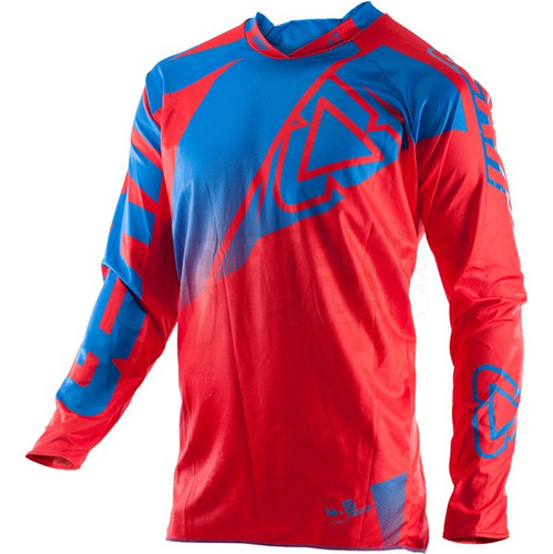 Jersey Polera Leatt Moto Motocross Gpx 4.5 Lite Red/blue