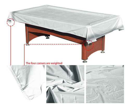 Cubierta Protectora De Mesa De Billar Impermeable De 8 Pies