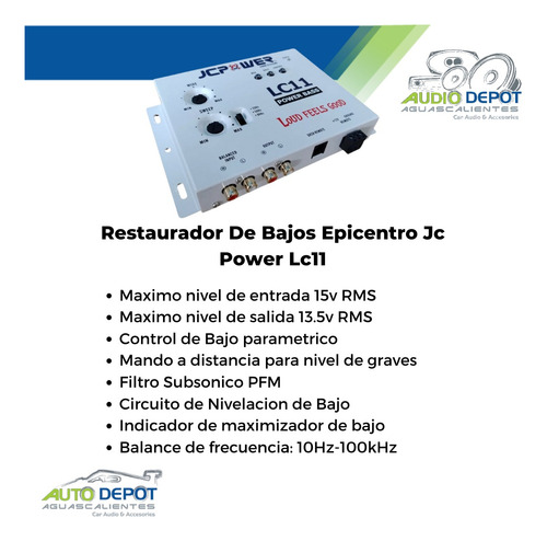 Epicentro Jc Power Lc11 Restaurador De Bajos
