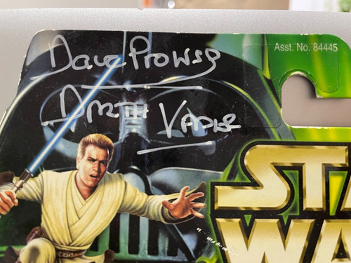 Darth Vader Autografiado Por Dave Prowse Tercera Convención