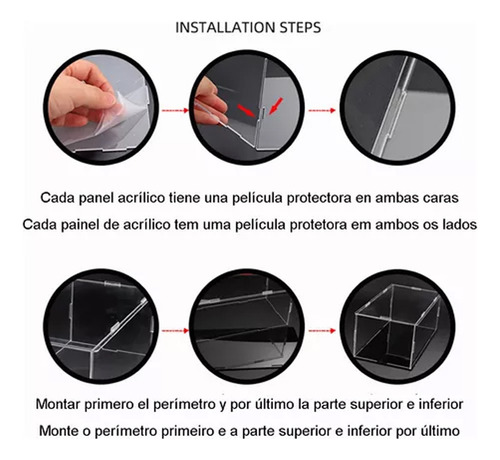 Expositor De Automóveis Modelo Transparente 1:24 2 Acrílicos