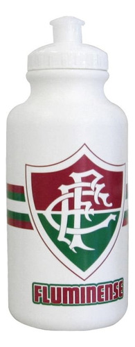 Garrafa Squeeze Plástico - Fluminense 500ml Branco 