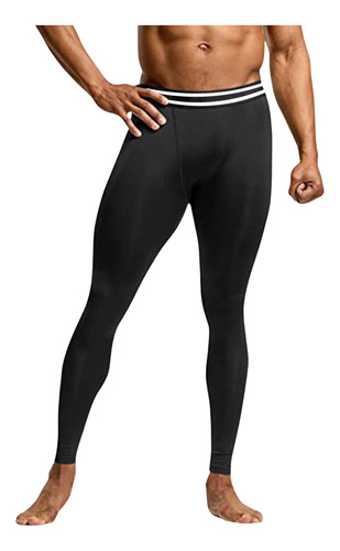 3 Calzas Hombre Deportivas Legging Térmica Larga P/ Entrenar