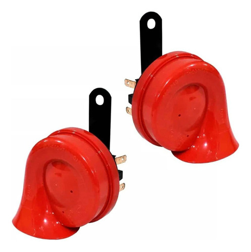 Claxon Tipo Caracol 12v Hella Rojo