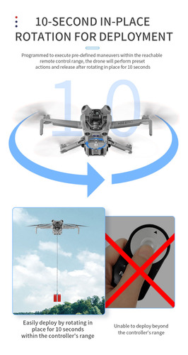 Sistema Airdrop De 12 Km Para Accesorios De Drones Dji Mini