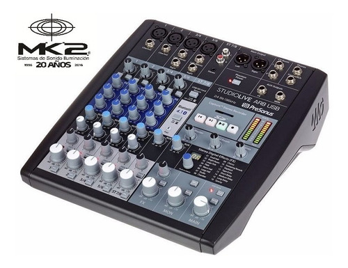 Presonus Ar8 Usb Consola Mixer 8 Canales Graba Multipista 6p