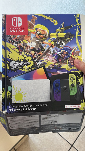 Nintendo Switch Oled Splatoon 3 64gb Edición Especial (Usado)