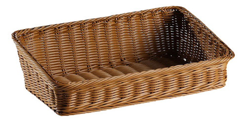 Cesta De Pão Imitação Rattan Cesta Decoração Cesta De