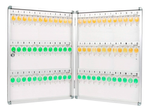 Caja Magnética Organizador Para Llaves 72 Llaveros