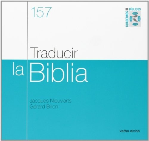 Traducir La Biblia, De Gerard Billon. Editorial Verbo Divino, Tapa Blanda En Español, 2013
