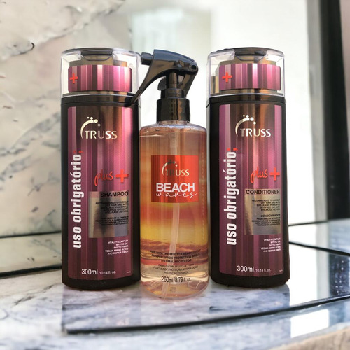Truss Plus Maisa Shampoo Condicio 300ml + Beach Waves 260ml