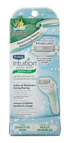 Schick Intuition Razor Cuidado Sensible Para Mujeres Con 2 R