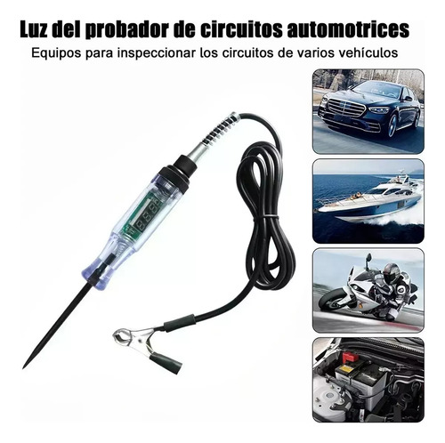 Probador De Corriente Automotriz 3 - 48v