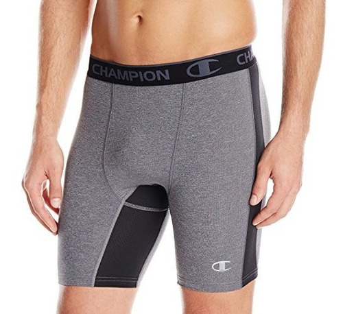 Champion - Pantalón Corto De Compresión Para Hombre (6.0 in)