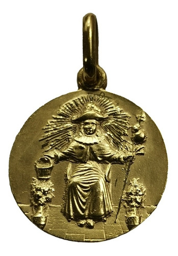 Medalla Oro 18k Santo Niño De Atocha #328 Bautizo Comunión 