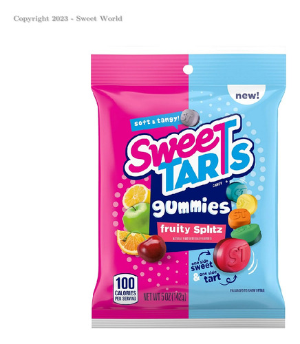 Sweetarts Gummies Fruity Splitz 142 Gr 