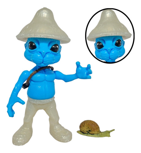 Figura Juguete Smurf Cat Gato Pitufo Articulado New