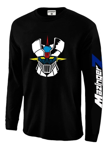 Franela Mazinger Z Sudadera Manga Larga De Algodón Estampada