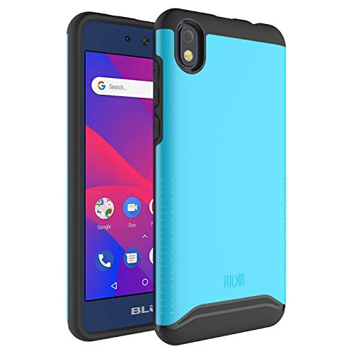 Funda Para Blu Advance 5.2 / Grand M2 Azul Doble Capa-02