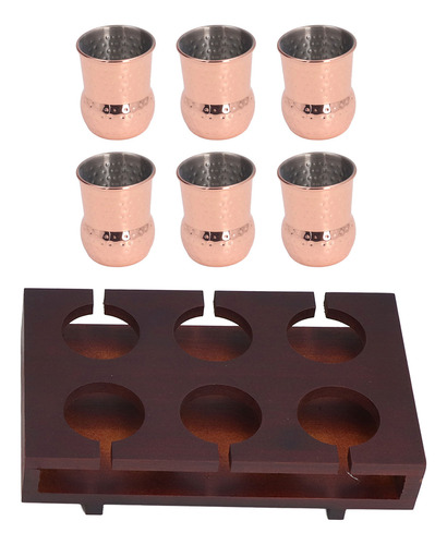 Juego De Tazas De Cóctel Moscow Mule Chapadas En Cobre