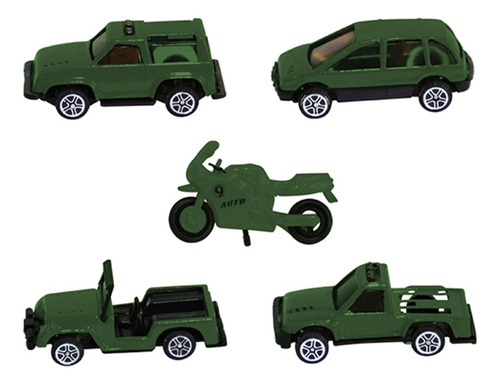 Mini Carros De Combate 5 Unidades Brinquedo Infantil
