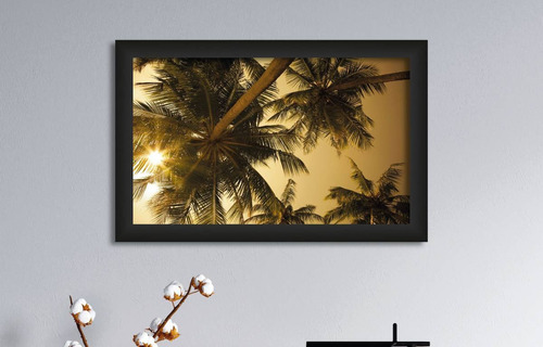 Cuadro Decorativo Playa Tropical 62.3 X 40cm 