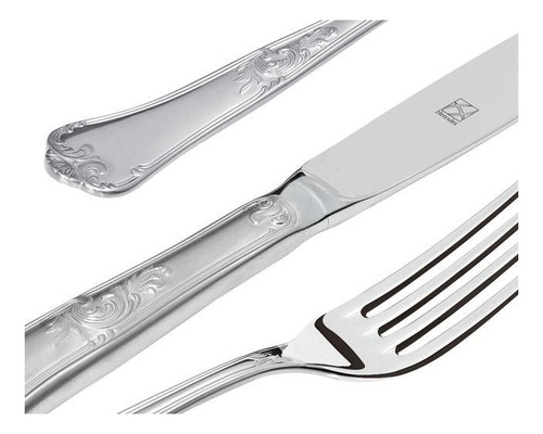 Faqueiro Hercules Inox Classique 101 Pçs + Estojo De Madeira