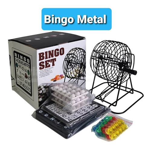 Imagen 1 de 4 de Set De Bingo De Metal-micromaster