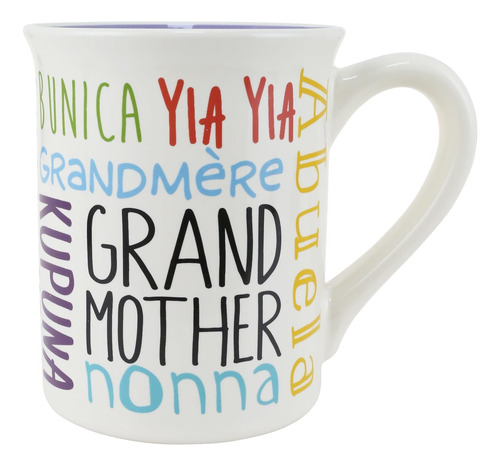 Enesco Our Name Is Mud Grandmother Languages ??taza De Café,