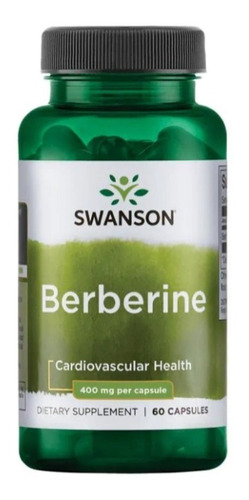 Suplemento en cápsula Swanson  Premium Berberine berberina