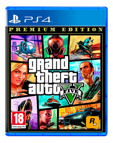 Grand Theft Auto V Premium Playstation 4 euros