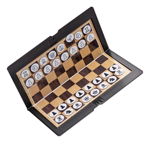 Tablero De Ajedrez Plegable Mini Juego De Ajedrez Magnético