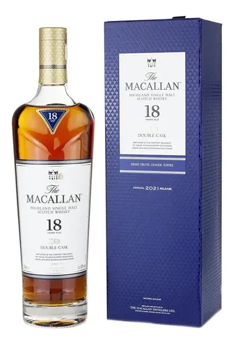 Whisky The Macallan 18 Double Cask 700ml 43% - Single Malt | Frete
