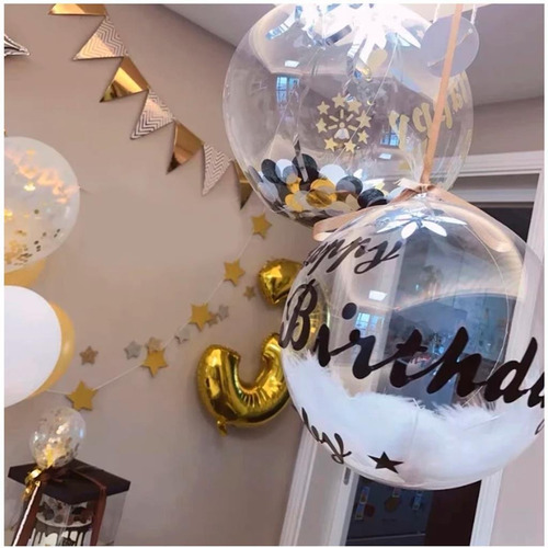 Pegatina con forma de globo de burbujas con frases personalizadas