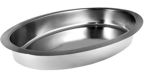 Fuente Oval Legumbrera De Acero Inoxidable Carol 33cm Gastro