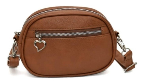 Riñonera Oval Mujer Cartera Bandolera Cuero Pu Ovalada  