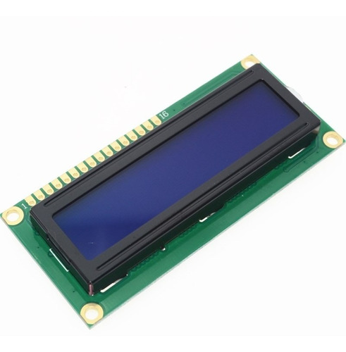Kit 5unid. Display Tela Lcd 16x2 1602 Backlight Azul Arduino