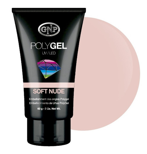 Pomo De Polygel Gnp 60gr Soft Nude (no Acrilicas Y Gel) Nice