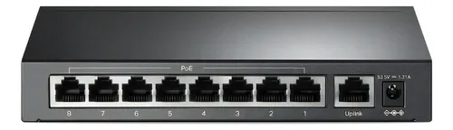 TL-SF1009P SWITCH TPLINK POE ESCRITORIO 9 PTOS A 100 MBPS CON POE +8 PTOS CON POE