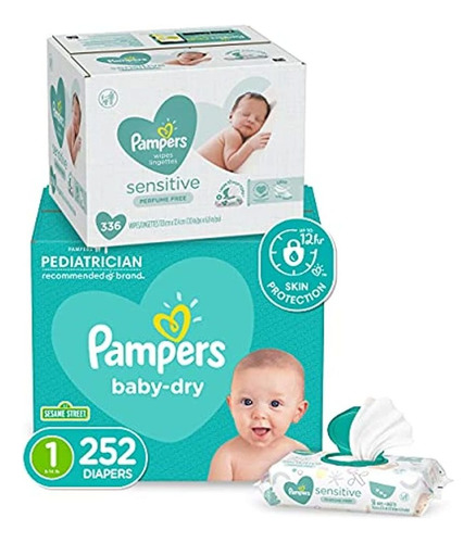 Pampers Baby Dry-desechables Pañales Para Bebé