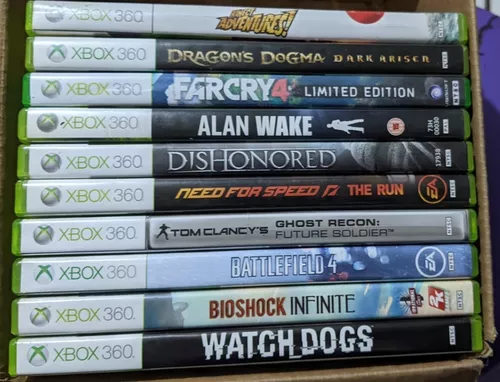 Lote 10 Jogos Xbox 360 Mídia Física Original - Desconto no Preço