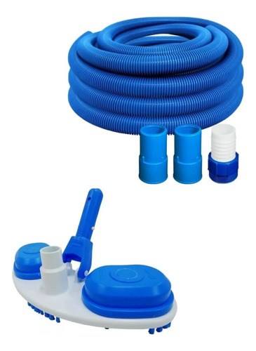 Kit Mangueira Para Piscina 7m + Aspirador Slim Sodramar