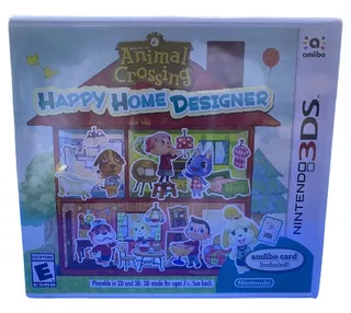 Jogo Animal Crossing: Happy Home Designer Lacrado 3ds