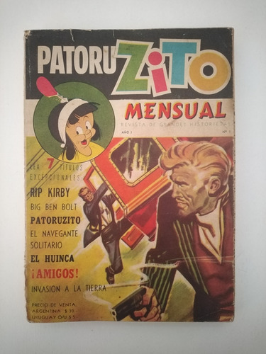 Patoruzito Mensual Año 1 Número 1, 1963 Libro Comics