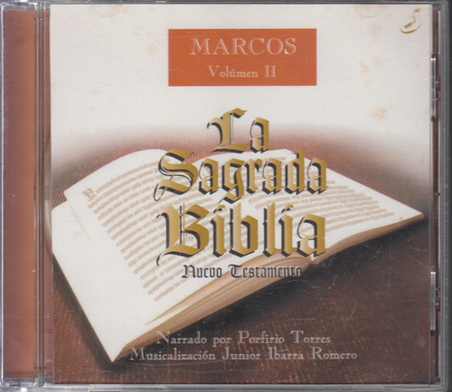 La Sagrada Biblia. Marcos Vol.  1 Cd Original Usado Qqa. Be.