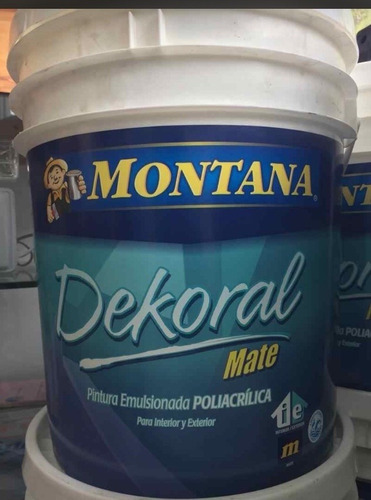 Pintura De Caucho Blanco Dekoral Montana Clase B  (cuñete)