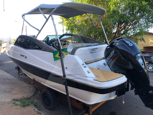 Lancha Fibrafort Focker 210 2017-motor Mercury 150 + Carreta